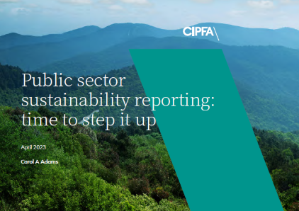 Cover of the Sustainability reporting time to step it up report