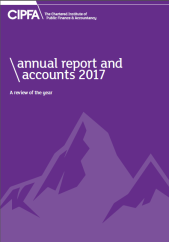 CIPFA Annual Report 2017 cover