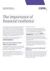 Importance of financial resilience